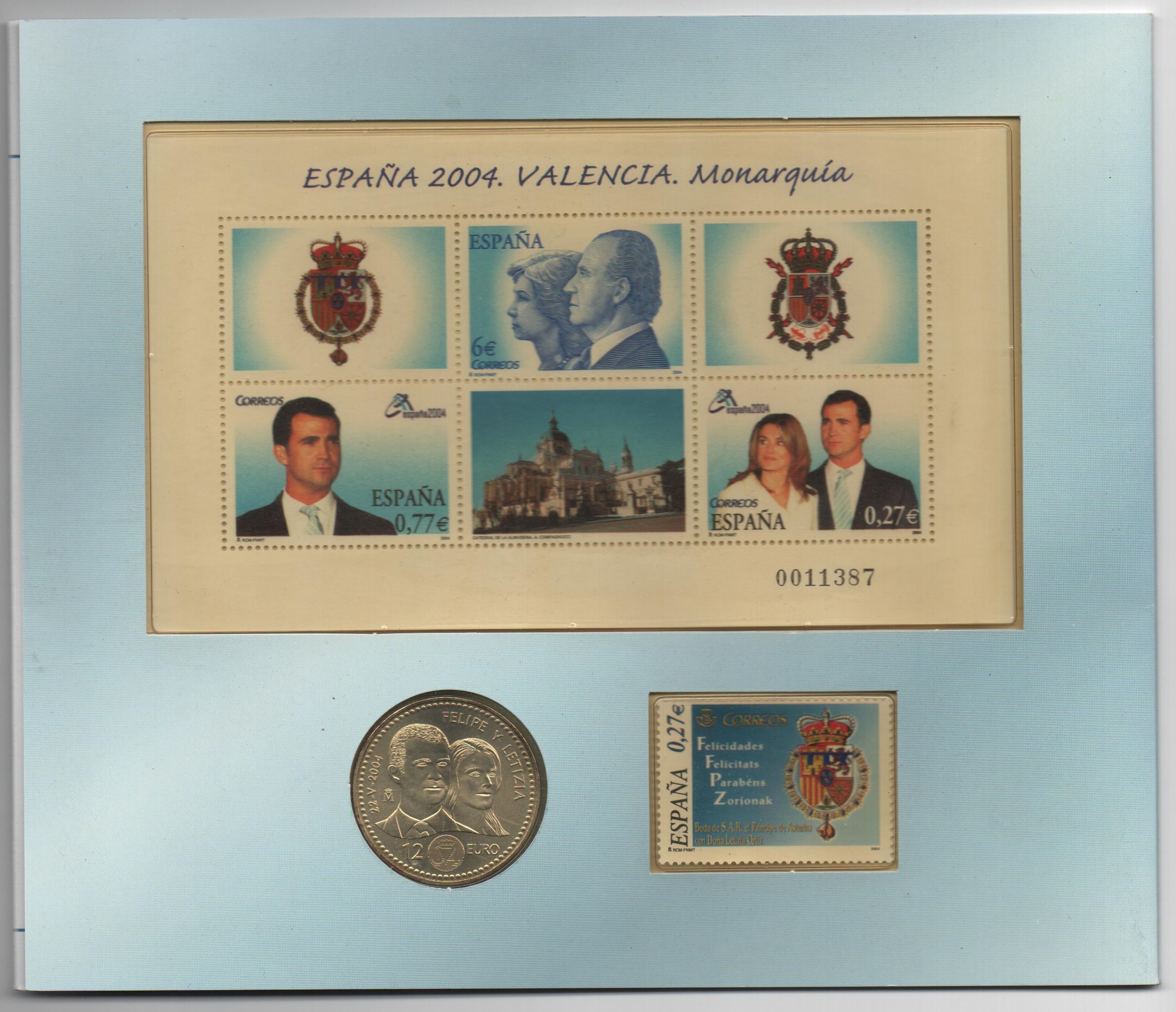 ESPAÑA DEL AÑO 2004 EUROSET FDC